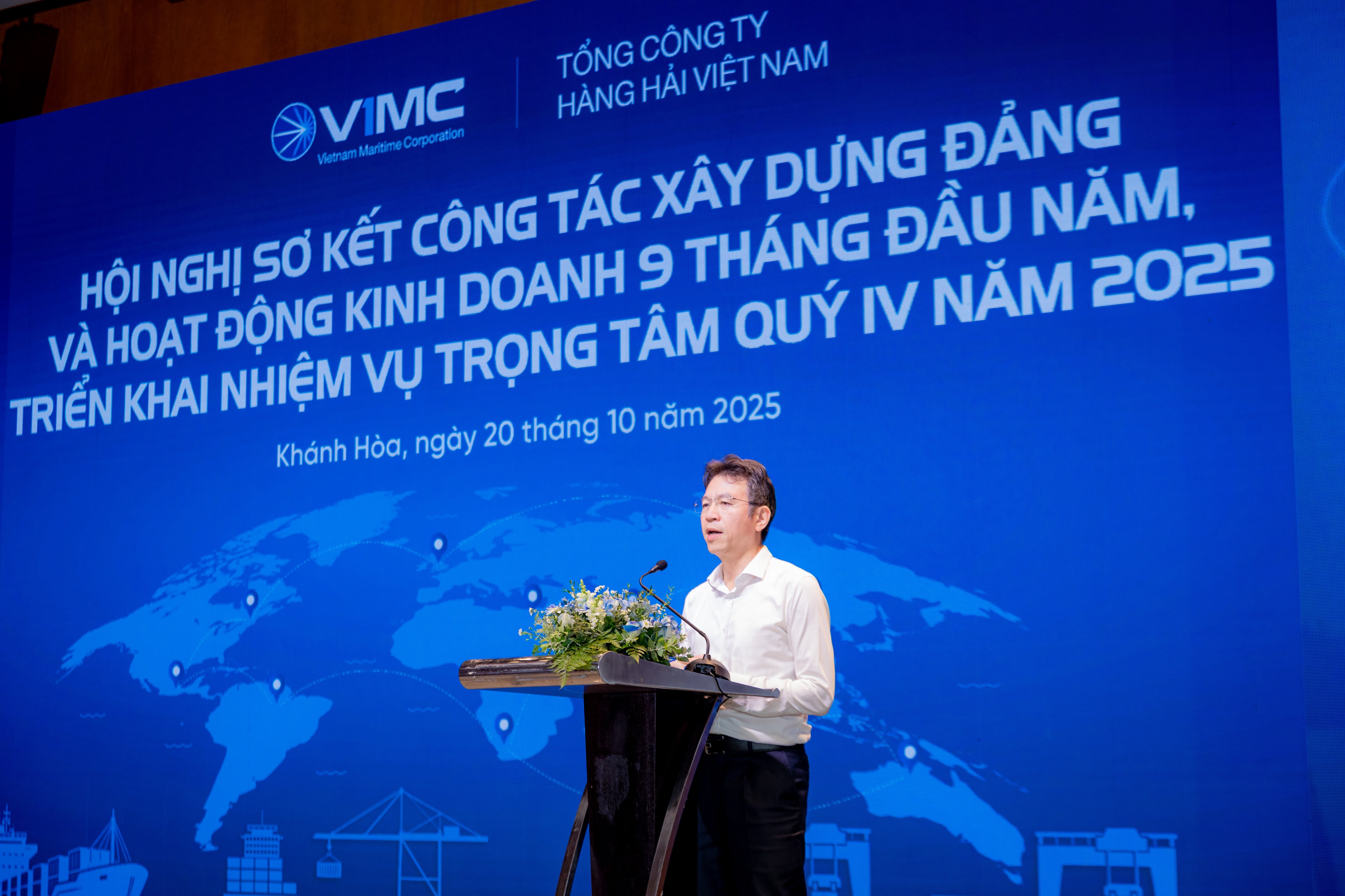 VIMC TỔ CHỨC HỘI NGHỊ SƠ KẾT CÔNG TÁC ĐẢNG VÀ SẢN XUẤT KINH DOANH 9 THÁNG ĐẦU NĂM 2025
